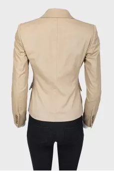 Cream-colored jacket