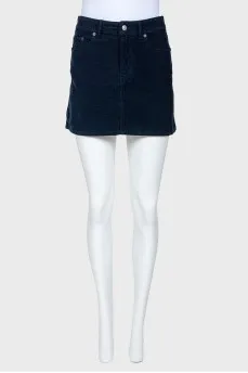 Velveta mini-skirt