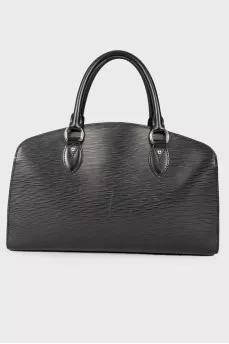Black Epi Leather Jasmin Bag