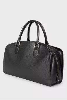 Black Epi Leather Jasmin Bag