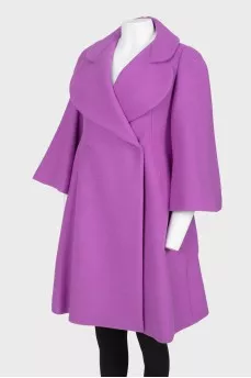 Violet fitted coat