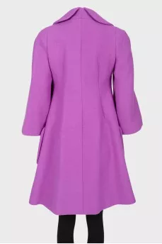 Violet fitted coat