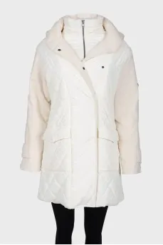 Children's textile sleeves milky jacket