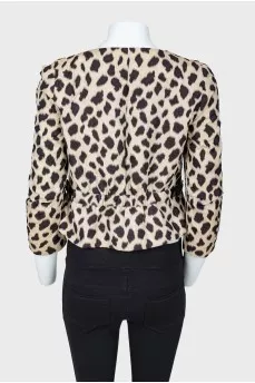 Leopard print jacket