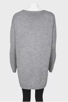 Long zipper sweater