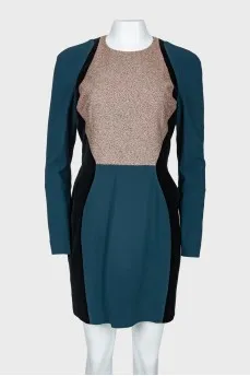 Combined fitted dress