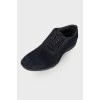 Men's suede brogues