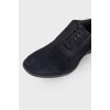 Men's suede brogues