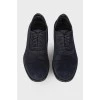 Men's suede brogues