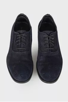 Men's suede brogues