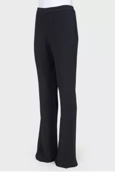 Classic flared trousers with arrow