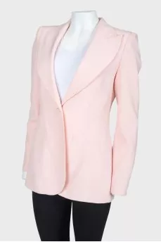 Pink jacket with shoulders