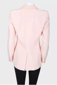 Pink jacket with shoulders
