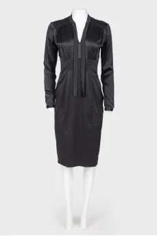 Fitted combination dress