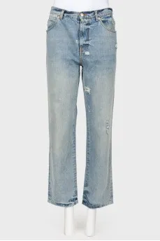 Ripped and distressed jeans