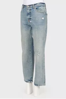 Ripped and distressed jeans