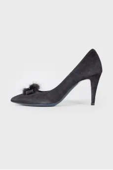 Suede pumps