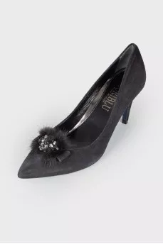 Suede pumps