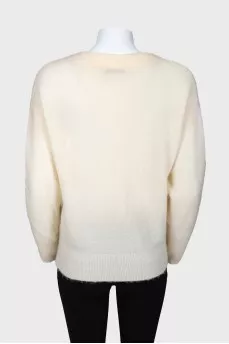 Milk fluffy pullover