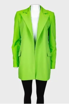 Light green zipperless jacket