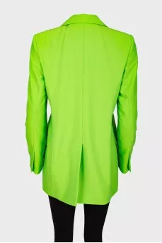Light green zipperless jacket