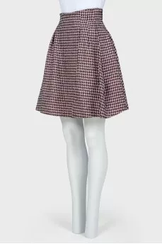 Print skirt & quot; Goose foot & quot;
