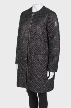 Textured metallic coat