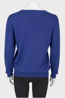 Sweater with sequin appliqué