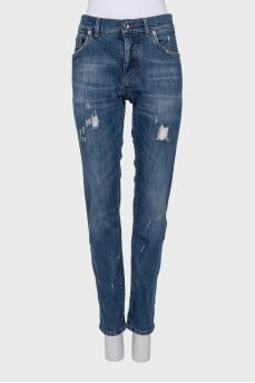 Сині джинси tapered fit