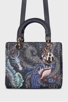 Сумка Lady Dior Nature Ballet с биркою