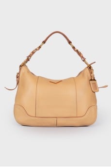 Сумка Zip Top Hobo Vitello Daino