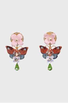 Кліпси Hydrangea & Butterfly Drop