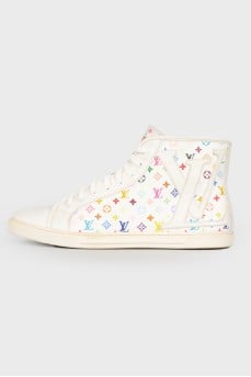 Шкіряні кеди Limited Edition Multicolor by Takashi Murakami