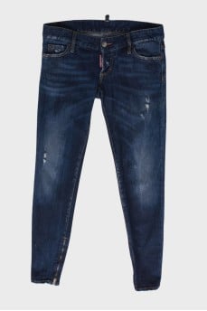 Ripped effect jeans