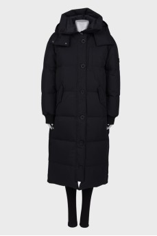 Double-sided down jacket, with tag