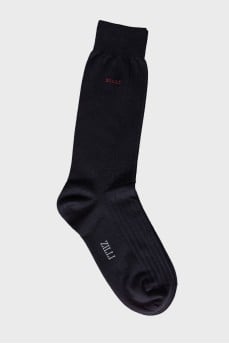 Men's dark blue socks
