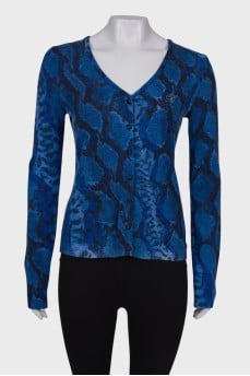 Wool cardigan with buttons