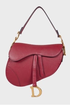 Красная сумка Saddle
