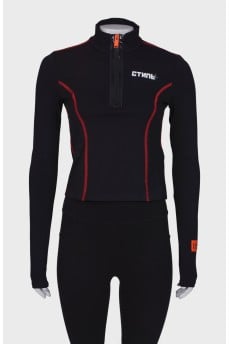 Sports jacket with zip
