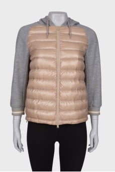 Quilted cropped jacket