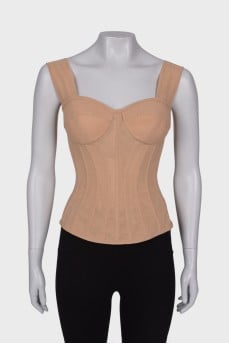 Beige corset