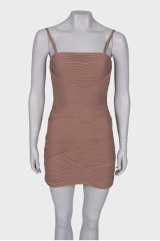 Draped mini dress