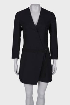 Black shift dress