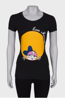 T-shirt with brand logo