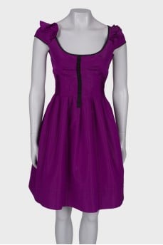 Dress with A-line hem