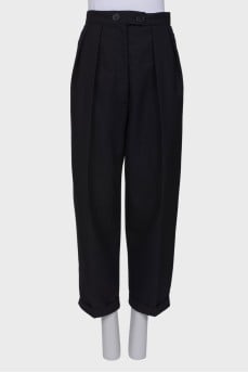 Black palazzo trousers