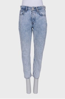 Light blue jean bananas