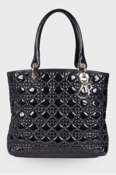 Лакова сумка Lady Dior