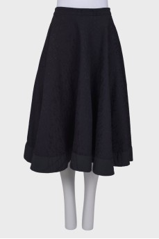 A-line midi skirt