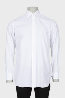 Men's white dress shirt